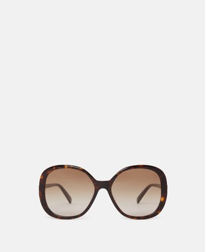 Lunettes de soleil rondes oversize effet dégradé, - Stella McCartney - Modalova