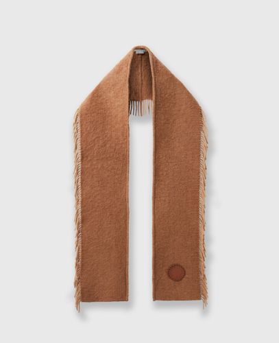 Foulard a franges avec logo, - Stella McCartney - Modalova