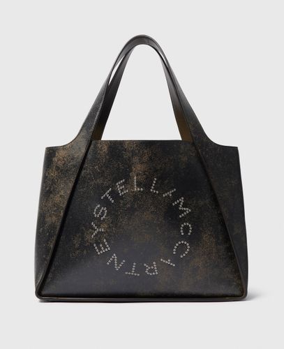 Grand cabas Logo effet vieilli, - Stella McCartney - Modalova
