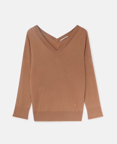 Pull a col en V et manches longues, , , Taille: XL - Stella McCartney - Modalova