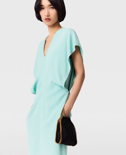 Robe midi a col en V, , Taille: 38 - Stella McCartney - Modalova