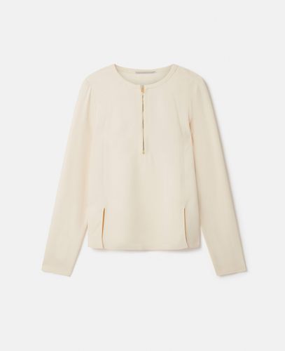 Blouse avec fermeture zippée et ourlet fendu Arlesa, , , Taille: 42 - Stella McCartney - Modalova
