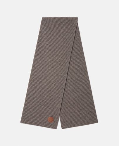 Foulard cotele avec logo, - Stella McCartney - Modalova
