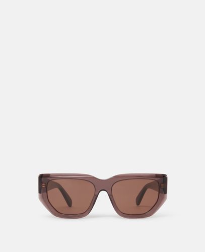 Lunettes de soleil oeil de chat avec logo, - Stella McCartney - Modalova
