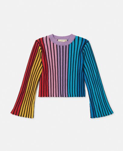 Haut evase avec rayures arc en ciel, , , Taille: 3 - Stella McCartney - Modalova