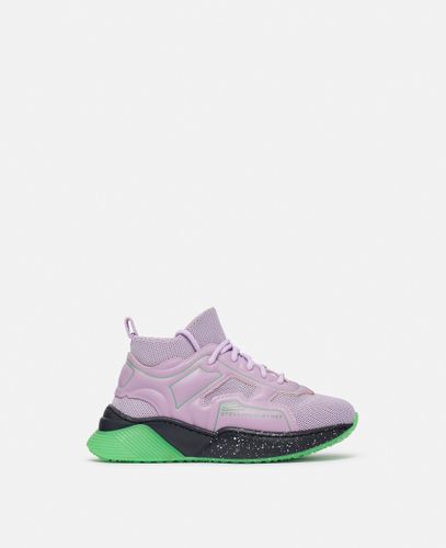 Baskets a lacets et chaussettes en mesh fluo, , , Taille: 28 - Stella McCartney - Modalova