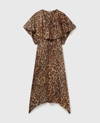 Robe chale longue leopard, , , Taille: 36 - Stella McCartney - Modalova