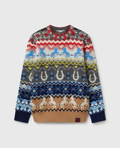 Pull a col ras du cou Fairisle, , , Taille: L - Stella McCartney - Modalova