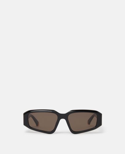Lunettes de soleil rectangulaires abstraites, - Stella McCartney - Modalova