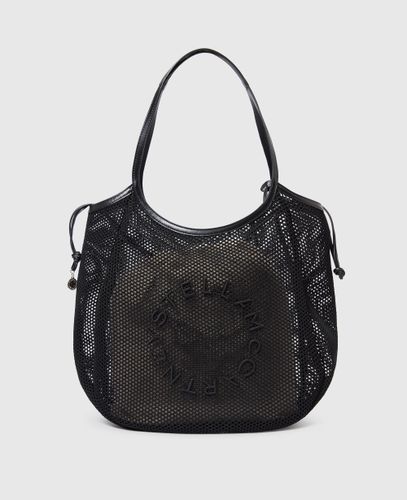 Sac Hobo Logo en mesh, - Stella McCartney - Modalova