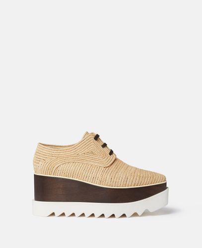 Chaussures Elyse en raphia à plateforme, , , Taille: 41 - Stella McCartney - Modalova