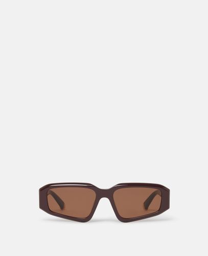 Lunettes de soleil rectangulaires abstraites, - Stella McCartney - Modalova