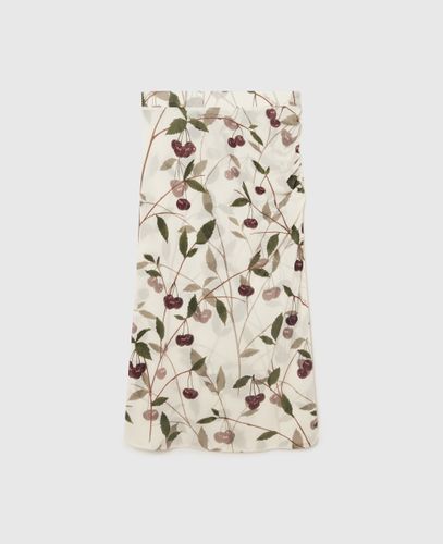 Jupe midi avec imprime cerises, , , Taille: S - Stella McCartney - Modalova