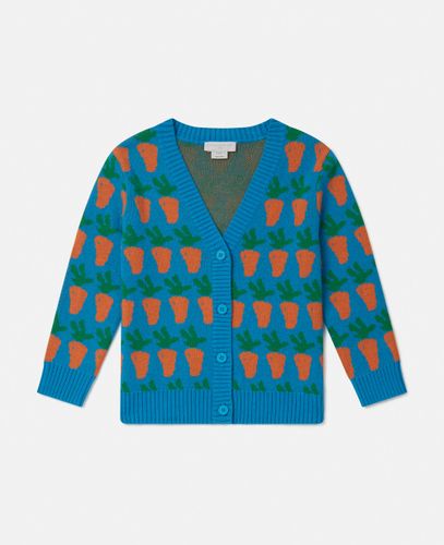 Cardigan graphique en maille avec carottes, , , Taille: 3 - Stella McCartney - Modalova