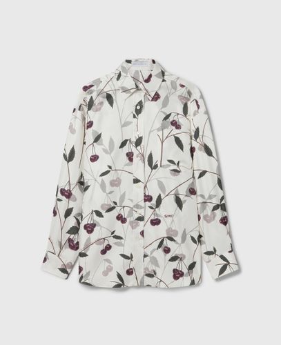 Chemise oversize avec imprime cerise, , , Taille: 42 - Stella McCartney - Modalova
