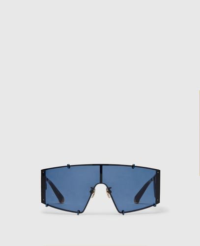 Lunettes de soleil rectangulaires transparentes, - Stella McCartney - Modalova