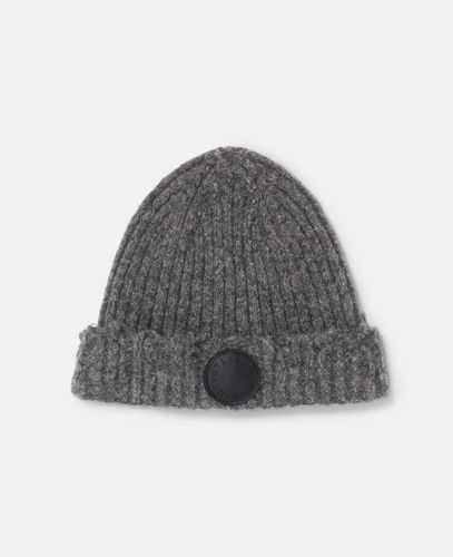 Bonnet en maille cotelee dechiree, - Stella McCartney - Modalova