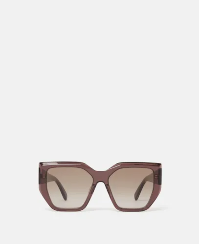 Lunettes de soleil oeil de chat carrees epaisses, - Stella McCartney - Modalova