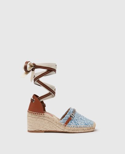 Espadrilles a plateforme et talon compense en tissu boucle Gaia, , , Taille: 37 - Stella McCartney - Modalova