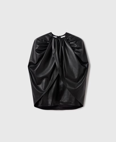 Haut enveloppant fronce avec avant cape, , , Taille: 38 - Stella McCartney - Modalova