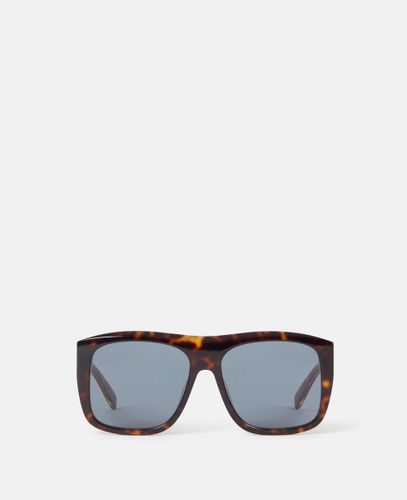 Lunettes de soleil carrés à bords droits, - Stella McCartney - Modalova
