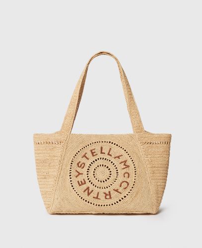 Logo Raffia Medium Tote Bag, - Stella McCartney - Modalova