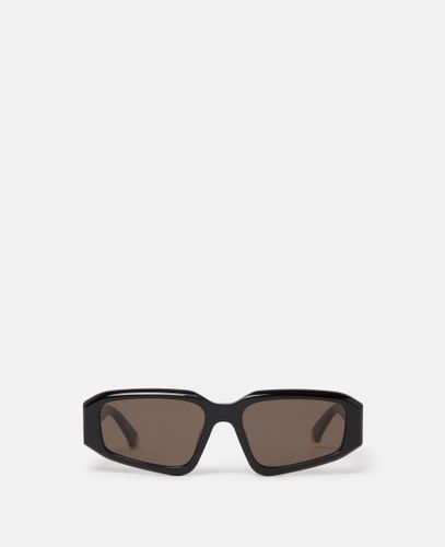 Lunettes de soleil rectangulaires abstraites, - Stella McCartney - Modalova