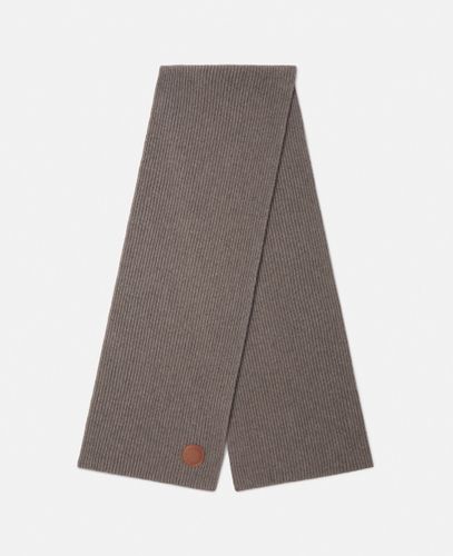 Foulard cotele avec logo, - Stella McCartney - Modalova