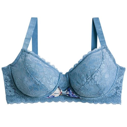 Soutien-gorge grand maintien bleu Oh La La - Pomm'Poire - Modalova