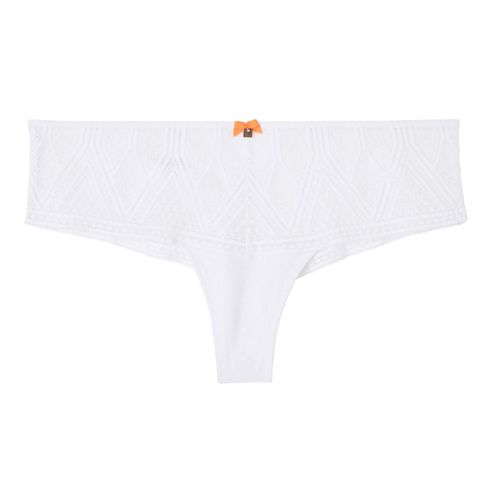 Shorty tanga en dentelle recyclée blanche Lima - Pomm'Poire - Modalova