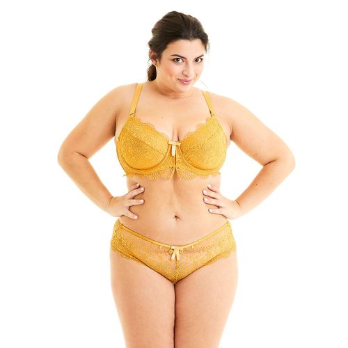 Soutien-gorge grand maintien moutarde Ananas - Pomm'Poire - Modalova