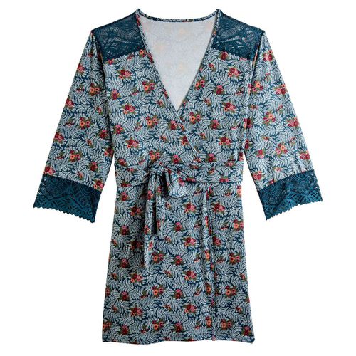 Kimono multico bleu Paprika - Pomm'Poire - Modalova