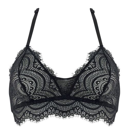 Soutien-gorge triangle sans armatures noir Abyme - Pomm'Poire - Modalova