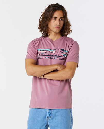 T-shirt manches courtes Down The Line Stripe - Rip Curl - Modalova