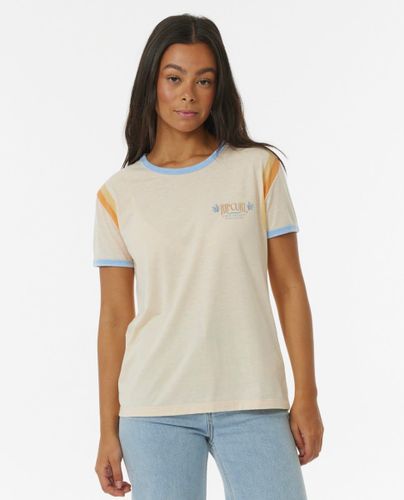 T-shirt à manches courtes Surf Revival Ringer - Rip Curl - Modalova