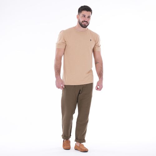 Pantalon en lin Ruckfield kaki - Ruckfield - Modalova