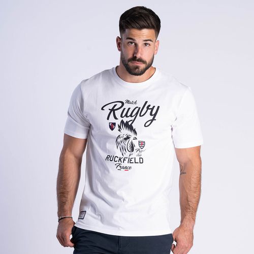 T-shirt French Rugby Club blanc - Ruckfield - Modalova