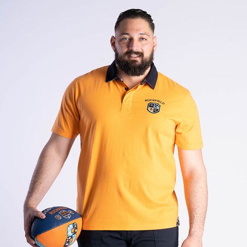 Polo orange à manches courtes Rugby Club - Ruckfield - Modalova