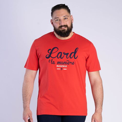 T-shirt rouge "Lard & la manière" - Ruckfield - Modalova