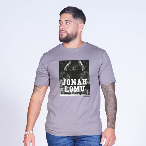 T-shirt Jonah Lomu gris foncé - Ruckfield - Modalova