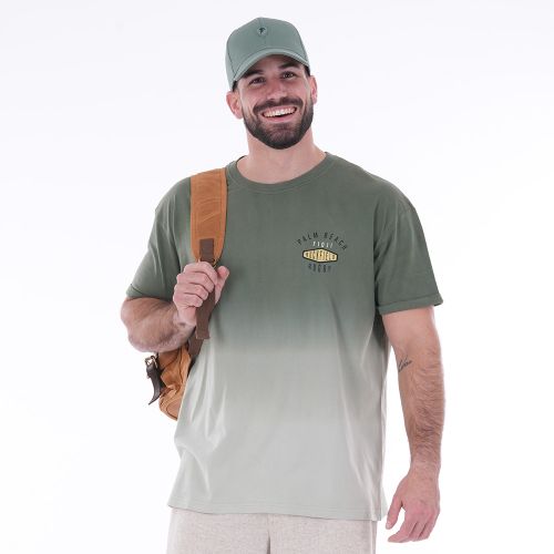 T-shirt oversize kaki à manches courtes Palm Beach - Ruckfield - Modalova