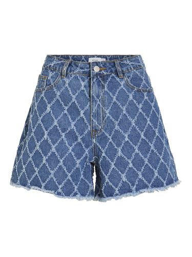 Taille Haute Shorts En Jean - Vila - Modalova