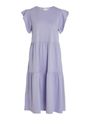 Manches Courtes Robe Mi-longue - Vila - Modalova