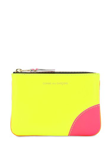 Portefeuille En Cuir Super Neon - COMME DES GARÇONS WALLET - Modalova