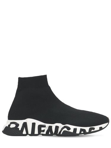 Sneakers En Maille Speed Graffiti 30 Mm - BALENCIAGA - Modalova