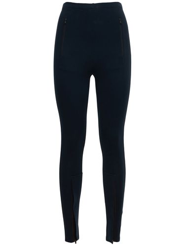 Legging Zippé En Jersey Stretch - WARDROBE.NYC - Modalova