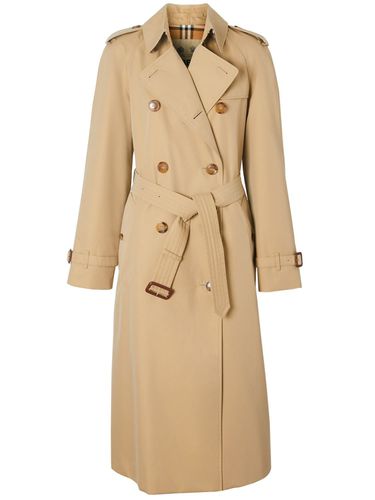 Trench-coat En Toile De Coton Waterloo - BURBERRY - Modalova