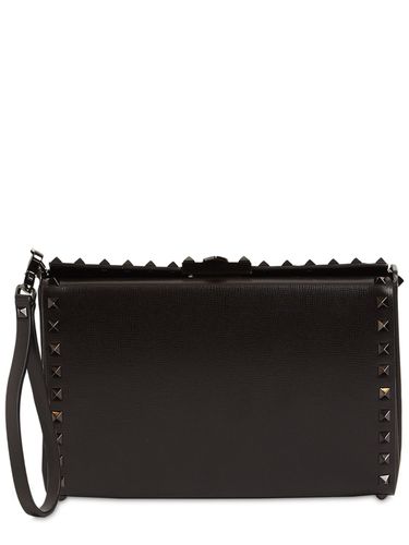 Pochette En Cuir Clouté Ruthenio - VALENTINO GARAVANI - Modalova