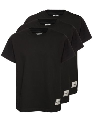 Lot De 3 T-shirts En Coton Plus - JIL SANDER - Modalova