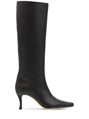 Bottes Hautes En Cuir Stevie 42 80 Mm - BY FAR - Modalova